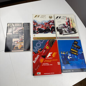 Canada Montreal Formula 1 Grand Prix Racing Programs 1988 1996 1997 1999 2000